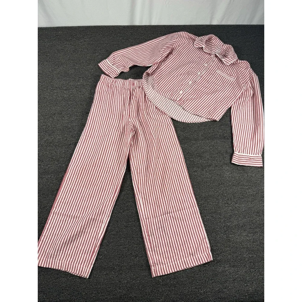 Gap Kids Size 8 Red & White Striped Pajama Set